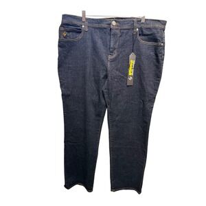 Crash Jeans Mens 38x32 Dark Blue Jeans NWT Straight Leg Skater Hip Hop Y2K
